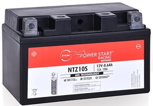 NX Batterie moto gel NTZ10S 12 V 8,6 Ah rechargeable