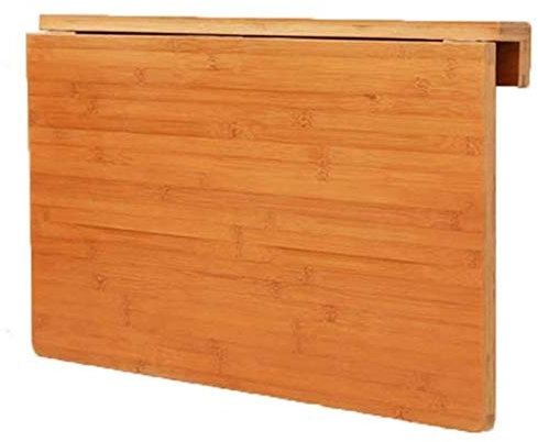 Wandmontierter Klapptisch für Küche, Arbeitsplatte, Holztropfenblätter, Esstisch, Multifunktions-Computertisch, 60 x 40 cm