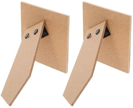 Operitacx Selbstklebender Staffelei Rückseiten Halter 7X7 Cm Für Bilderrahmen Und Kunstwerke Stabile Aufsteller Rückwandstütze