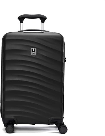 Travelpro Maxlite Air V2 Hartschalengepäck, erweiterbar, 8 Spinnräder, leichte Hartschale, TSA-Schloss, Schwarz, Carry On 20 Inch, Maxlite Air V2 Hartschalengepäck, erweiterbar
