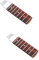 Amosfun 2 Piezas abrebotellas guitarras cerveza abridor de tapa de botella apertura de vinos heladera beer Accesorios de cocina abridor para los amantes de la guitarra De madera Brown
