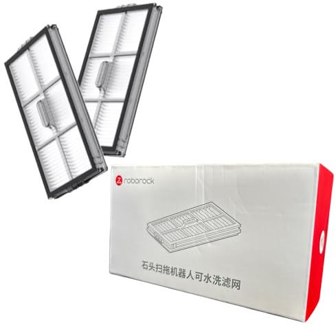 Roborock - Filtro HEPA lavabile originale per Roborock Saros 10R (confezione da 2)