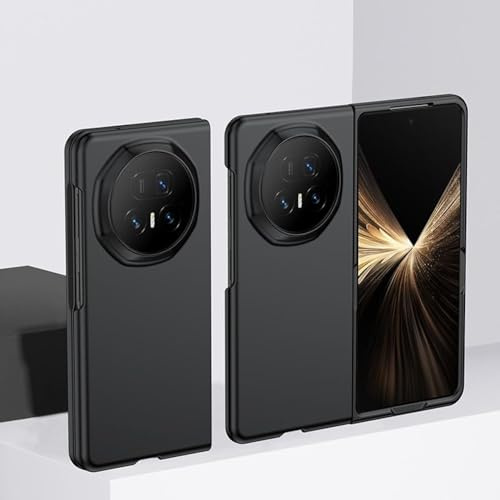 Wigento Handy Hülle Kunststoff für Honor Magic V5 Ultra Dünne Skin Feel Schutz Schwarz