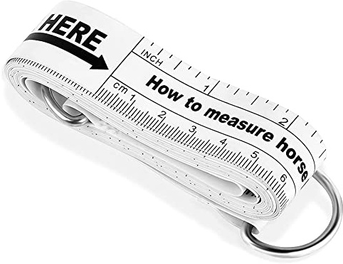 Remingtape HöHengewichtsband für Pferde, PferdemaßBand, PVC-Pferdemessstab, ViehköRper-MessgeräT, 8,2 Fuß