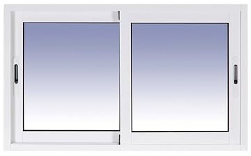 Ventanastock Ventana de Aluminio 1000x600 Corredera 2 hojas Climalit