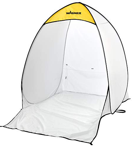 Wagner Spraytech C900139.M HomeRight Caseta mediana portátil para rociar pintura en aerosol, caseta de pintura para pasatiempos, tienda de campaña para pintar, color blanco