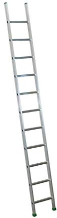 Scala Industriale da Appoggio Semplice Singola ALLUMINIO Ultra Leggera (GRADINI: 13 - MAX MT. 4)