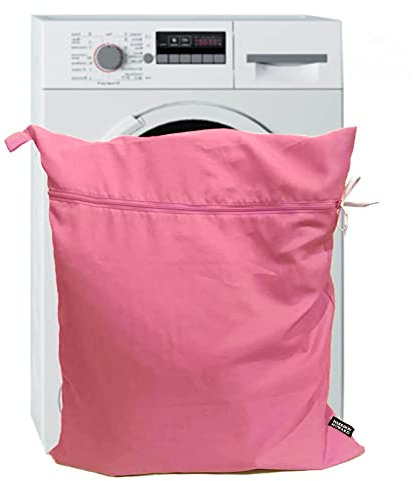 Harrison Howard Waschbeutel Waschen Hund Pferd Haar Wäscheteppich Blatt Stiefel-Pastell Pink