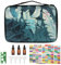 FITNATE ätherisches Öle Tasche, Essential Oil bag für 70 Flaschen mit 5/10/15ML, Perfekt für Young Livng&Doterra, Reisen, Hartschale, Wasserdicht, Mit Flaschenöffner und Aufkleber und kleinem Trichter