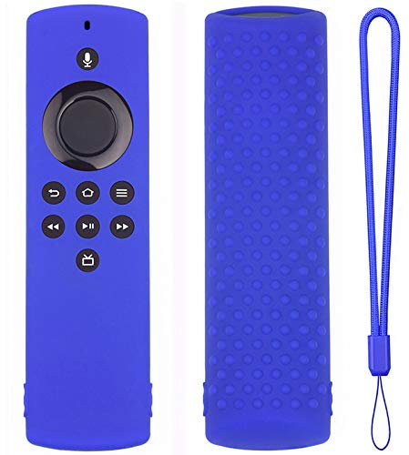 SHOTAY Remote Control Cover,For Amazon Fire TV Stick Lite Remote Silicone Case Protective Cover Skin Remote control protection Silicone Cover Blue