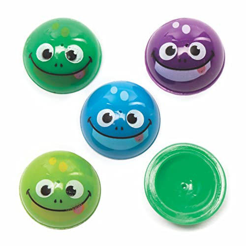 Baker Ross FE352 Mini jouets sauteurs de grenouille - Paquet de 12, jeu de pop-up pour enfants, petits cadeaux pour enfants ou jouets en argent de poche
