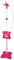 Bontempi | MP3Stage Mic - Microfono da Palcoscenico con Connessione MP3 per Performance Versatili, Fiore Rosa, 200x200x1000 mm
