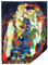 Toocool Unisex Klimt Van Gogh Kandinsky Monet Schal A001, W-6134 Die Jungfrau, Einheitsgröße