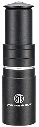 Teyssor Fahrrad Vorbau Höhenadapter Aluminiumlegierung Vorbau Adapter 28.6mm 1 1/8 Höhe 115mm 180mm 210mm Lenkererhöhung für MTB Mountainbike Rennrad