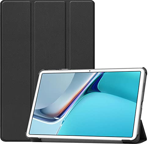 YBROY Funda para TCL Tab 10L 10.1 Tablet, con Soporte Fnción y Auto Sueño/Estela, Ultra-Thin PU Leather Flip Case, Carcasa para TCL Tab 10L 10.1.(Negro)