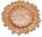 WedDecor 33cm Round Charger Plate, 1pc Charger Plate, for Centerpiece Presentation Dinner Plate Set, Weddings, Banquets, Christmas Parties Table Decorations, Rose Gold with Vintage