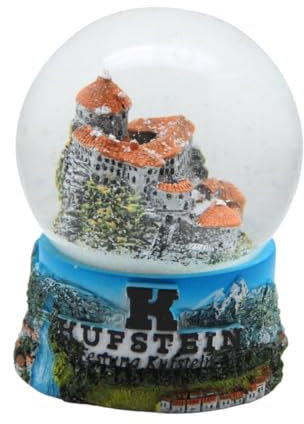 Souvenir Schneekugel Kufstein Festung | Kufsteiner Land | Österreich Reiseandenken | B: 65mm H: 85mm / Schüttelkugel | Mitbringsel | 30072