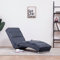 Camerina Massage Chaiselongue Grau Wildleder-Optik Indoor Lounge Sofa,gepolsterte Recamiere für Wohnzimmer, Schlafzimmer und Büro