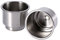 TKSE Marine Cup Holder,2PCS Stainless Steel Cup Drink Holder,Non-slip Opening Beverage Holder,Silver Metal Drink Holder for Car Marine Boat Rv Camper