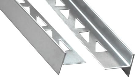 Gefälleprofil Dusch-, Keil-Profil 11 mm, Gebürstet, V2A Edelstahl (Rechts, 200 cm)