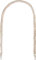 styleBREAKER Taschen Schulterriemen mit eingeflochtener Kette, Wechsel Taschengurt, Handyband, Handykette, Karabiner 02013038, Farbe:Beige