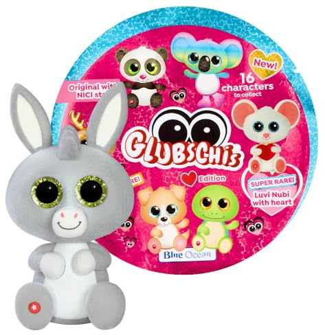 Generisch Blue Ocean Glubschis Sammelfigur Herz Serie 2 - Glubschi Glitzer - Figur Donki