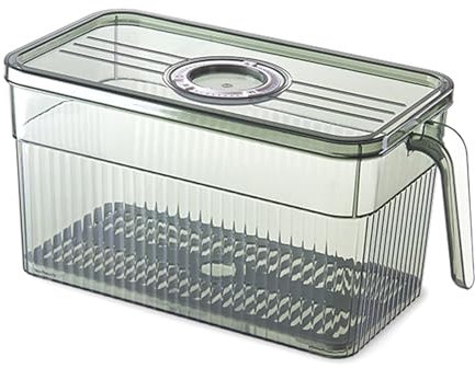 Swetopq Kühlschrank Aufbewahrungsbox mit Griff Küche Kühlschrank Lebensmittelbehälter