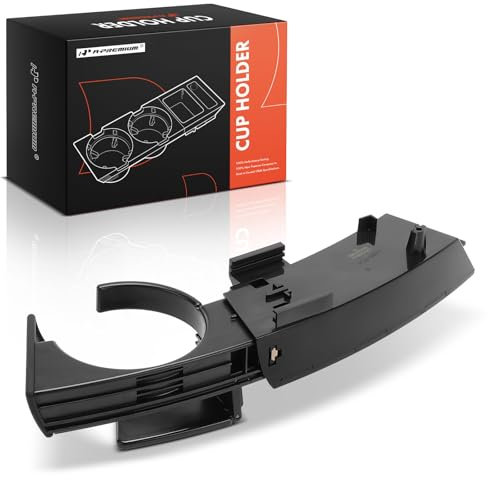 A-Premium Cup Holder Compatible with BMW Z4 2003-2008, Right Side, Black, Replace# 51457070326