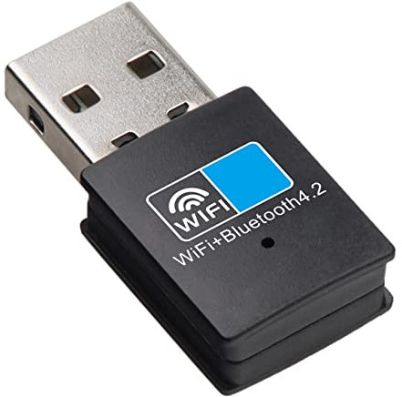 SAROAD Adaptador USB WiFi Bluetooth, Bluetooth 4.2 150 Mbps, tarjeta de red WiFi, transmisor receptor Bluetooth WiFi