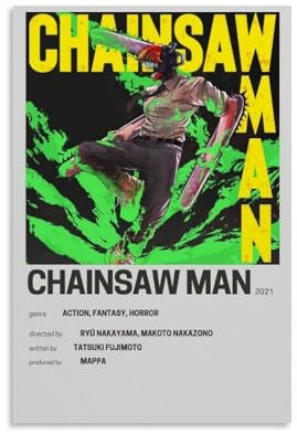 KEEP MARY Chainsaw Man Anime Wall Art Picture Print Modern Family Room Decor 20 x 30 Inches (50 x 75 cm)