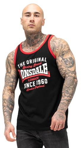 Lonsdale London Andover Männer Tank-Top schwarz