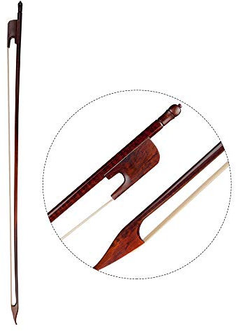 Joyance violintool 4/4 Cellobogen in voller Größe, gut ausbalancierter Bogen im Barockstil mit Schlangenholzfrosch, Musikwerkzeug für Cello und Violine, Profionale Qualität, 75 cm lang