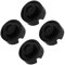 Alipis 4 Stück Gummi-Stütz Block Pads Unterlage Boden Stand Unterstützung wagenheber Auflage gummiauflage für wagenheber Rahmenschienenadapter Hebebühnen für Autos natürliches Gummi Black