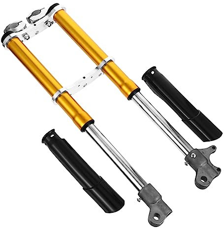 Ipetboom Mini 2-stroke Dirt Bike Suspension Fork Front Shock Absorber 49cc Motorcycle Parts for Off-road Riding
