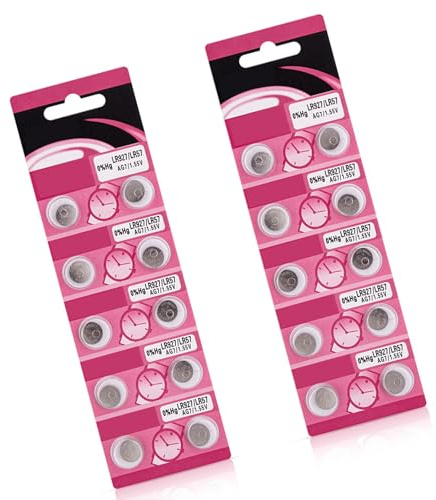 CAZSTYK AG7 LR927 Knopfbatterien, Zuverlässigkeit, Stromquellen, AG7, LR927, Alkaline-Knopfzelle für Geräte mit niedrigem Stromverbrauch, 10/20 Stück
