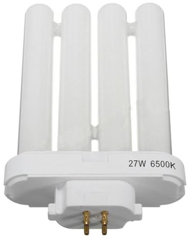 rongweiwang FML 27EX-N 27W 4 Pin Quad Tube Energiesparende kompakte Leuchtstoffglühbirne 6500K 4 Reihen Glühbirne