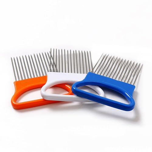 ALCXAZS Onion Potato Meat Needle Holder Slicing Tool Guide Portable Vegetables Fruit Slicer Restaurant Gadget Color Random