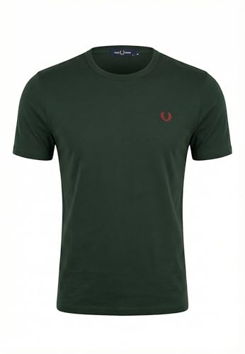 Fred Perry Ringer T-Shirt, Herren T-Shirt - M