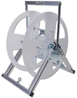 WDSOPK 1/2/3 Reel Wire Spool Rack Dispenser,Multiple Axle Cable Rack,Folding Wire Spool Holder,Independently Rotatable,for Industrial Retail Use (38 Type 1 reel)