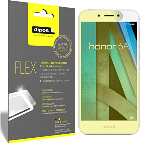 dipos I 3x Screen Protector compatible with Huawei Honor 6A - Covers Screen 100% - Protective Film
