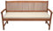Beautissu Bankauflage - Bequeme Sitzkissen für Gartenmöbel - waschbare Bankkissen Sitzauflage - Gartenbankauflage Outdoor - Palettenkissen 150x48x5 cm - Natur - Base BK