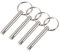 sourcing map Quick Release Pin 6mmX50mm Marine Hardware for Boat Bimini Top Deck Hinge 4Pcs