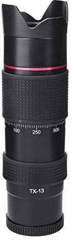 Telescopio de Lente telefoto de Alta definición TX-13 12X FMC Película Multicapa con Orificio de Rosca de 37 mm Lente telefoto de Alta definición para observación de Aves Camping