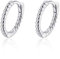 Gedrehte Mini Creolen Silber 925 Klein Gold Ohr Kreolen Vergoldet Klappcreolen 8mm 12mm Greolen Knorpel Helix Huggie Hoop Earrings Griolen Ohrringe
