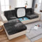 Sofa Sitzkissenbezug, Stretch Warm, Elastischer Kissenbezüge, Husse Überzug Bezug Für Sofa Sitzkissen, rutschfest Stoff Samt (Taupe,Übergroßer 2-Sitzer)