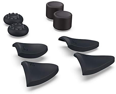 DollaTek 8in1 Grip Cap Joystick Cover Silicona Rocker Cap L2 R2 Extensores de gatillo de botón para PS5 Controlador Case Game Joystick Accesorios