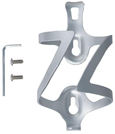 System-S Fahrrad Flaschenhalter Halterung Befestigung aus Metall in Grau