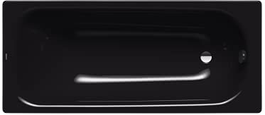 Kaldewei Badewanne Saniform Plus Modell 372-1 160 x 75 x 40 cm, schwarz mit Perl-Effekt