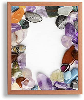 arte-tuo Bilderrahmen Opal X | 60x90 cm | Metalloptik Kupfer | Antireflex Kunstglas | Poster Puzzle Diamond Painting Drucke