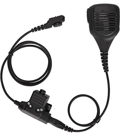 Speaker Microphone, 7.1mm Shoulder Microphone Handheld Speaker Mic Walkie Talkies Microphone + U94 PTT with Clip for Hytera PD-780 PD-785 PD-788 PD-780G PD-785G PD-788G